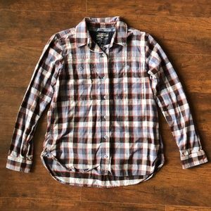 REI Co-op Plaid Button-down Flannel | Medium